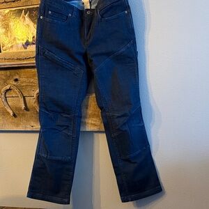 Duluth Trading Co Women's Blue Jeans Overalls 8x31